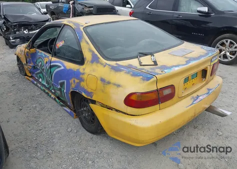 1995 Honda Civic Dx from USA, damaged, VIN 1HGEJ2124SL014100